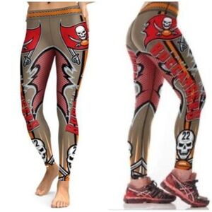 NWT Tampa Bay Buccaneers 3D PRINTED HIGH WAIST LEGGINGS XS/S